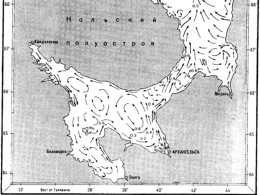 К востоку от о. Моржовец величина приливов в сизигии достигает 10-11 метров.