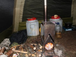Печь Термофор в шатре