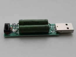 Нагрузка USB с переключателем 1/2 Ампера
