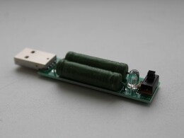 Нагрузка USB с переключателем 1/2 Ампера